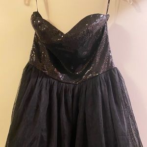 Forever 21 Black Strapless Dress
